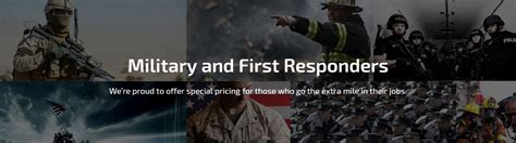 Military & First Responder Pricing